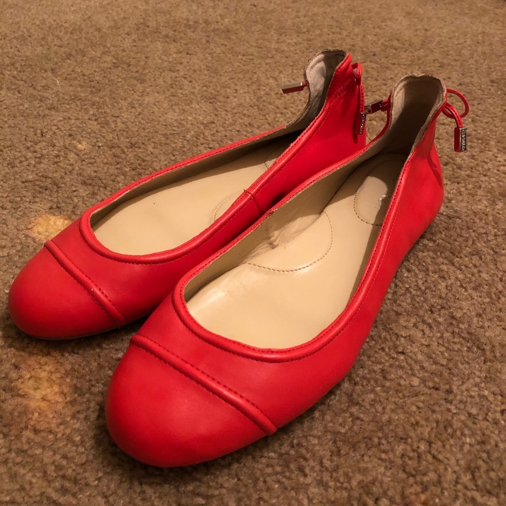 Calvin Klein bow flats